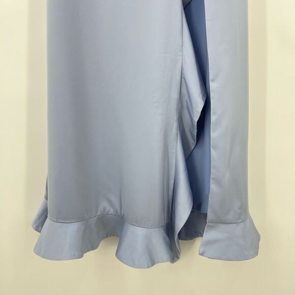 NBD Light Blue Ruffle Maxi Dress - Picture 8 of 14